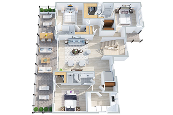third floor